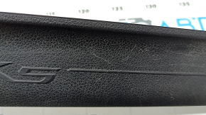 Black outer door sill trim, front right, Kia K5 21-24, scratches