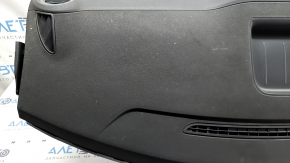 Black dashboard panel without airbag for VW Tiguan 2009-2018, with air vents, dry-cleanable, scratched