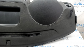 Black dashboard panel without airbag for VW Tiguan 2009-2018, with air vents, dry-cleanable, scratched