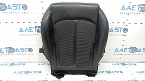 Kia K5 21-23 black driver's seat upholstery, combined leather and fabric, needs cleaning, scratches