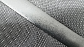 Kia K5 21-23 black driver's seat upholstery, combined leather and fabric, needs cleaning, scratches