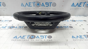 Ford Fusion mk5 17-20 bare steering wheel, black leather