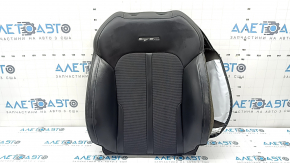 Kia K5 21-23 black driver's seat back trim, combined leather and fabric, GT-Line, shot
