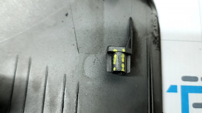 Kia K5 21-24 GT rear bumper lip trim, GT-line silver, worn, cracks in the fasteners