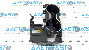 Kia K5 21-24 cup holder panel black with silver, worn