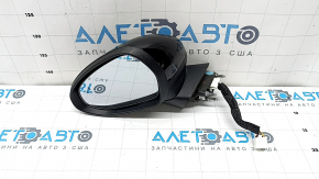 Left side mirror assembly Kia K5 21-24, 8 pins, heated, BSM, turn signal, black, worn
