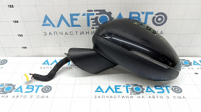 Left side mirror assembly Kia K5 21-24, 8 pins, heated, BSM, turn signal, black, worn