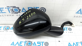 Right side mirror assembly Kia K5 21-24, 8 pins, heated, BSM, turn signal, black