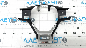 Kia K5 21-24 black and chrome steering wheel trim, 2 pieces, GT-Line, broken mount, scratches