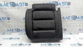 Rear seat cushion upholstery, 2nd row, right, VW Tiguan 09-17, beige leather, perforated, for cleaning