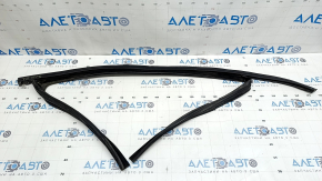 Upper door molding, front right, VW Tiguan 09-18, matte, with glass seal