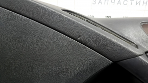 Black front right door panel for a VW Tiguan 09-17, black leather armrest