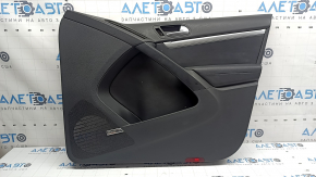 Black front right door panel for a VW Tiguan 09-17, black leather armrest