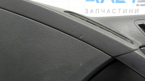 Black front right door panel for a VW Tiguan 09-17, black leather armrest