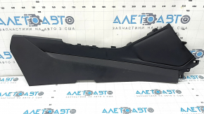 Right side center console trim for Kia K5 21-24 FWD, black, worn