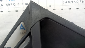 Door trim panel rear left VW Tiguan 09-17 black, armrest leather black, insert leather black, scratch