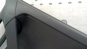 Door trim panel rear left VW Tiguan 09-17 black, armrest leather black, insert leather black, scratch