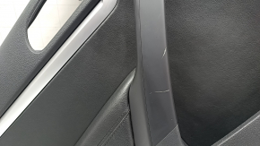 Door trim panel rear left VW Tiguan 09-17 black, armrest leather black, insert leather black, scratch