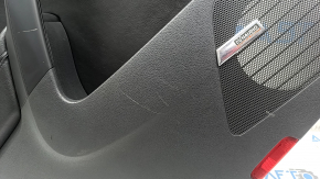 Door trim panel rear left VW Tiguan 09-17 black, armrest leather black, insert leather black, scratch