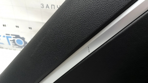 Door trim panel rear left VW Tiguan 09-17 black, armrest leather black, insert leather black, scratch
