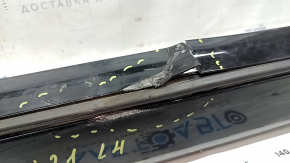 Left threshold Kia K5 21-24 black, scratches, tear, worn, broken fasteners