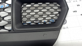 Jeep Compass 22-26 front bumper lower grille for radar, with parking sensors plugs, scratches, non-factory holes