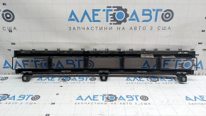 Jeep Compass 22-26 front bumper upper grille, gloss black, worn