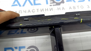 Jeep Compass 22-26 front bumper upper grille, gloss black, worn