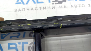 Jeep Compass 22-26 front bumper upper grille, gloss black, worn