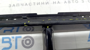 Jeep Compass 22-26 front bumper upper grille, gloss black, worn