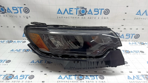Jeep Compass 22-26 halogen + LED front right headlight with mounting bracket