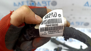 Jeep Compass 22-23 rear bumper wiring for parking sensors, BSM, and foot-operated trunk opening sensor