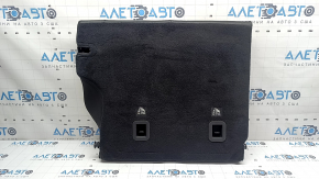 Left rear seat backrest, 2nd row, Jeep Compass 22-26, black leather, brown stitching, with belt, with armrest