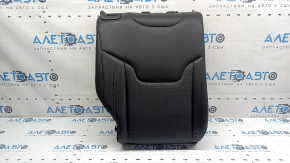 Right rear seat back, 2nd row, Jeep Compass 22-26, black leather, brown stitching