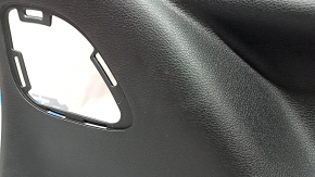 Jeep Compass 17-26 black lower tailgate trim with scratches