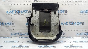 Jeep Compass 22-26 passenger seat cushion upholstery, black leather, brown stitching, heated, dry-cleanable
