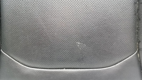 Jeep Compass 22-26 passenger seat cushion upholstery, black leather, brown stitching, heated, dry-cleanable