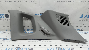 Upper right arch trim for Jeep Compass 22-22, gray with belt trim, scratches