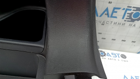 Jeep Compass 17-26 lower right arch trim, black, with a pocket, scratches, whitened plastic