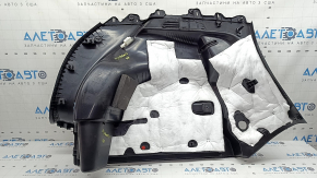 Jeep Compass 17-26 lower right arch trim, black, with a pocket, scratches, whitened plastic