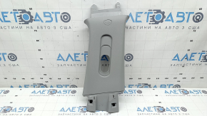 Right center pillar trim, upper belt, Jeep Compass 22, gray, with plug, scratches