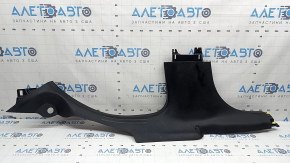 Rear left door sill plate for Jeep Compass 17-26, black, scratches