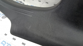 Rear left door sill plate for Jeep Compass 17-26, black, scratches