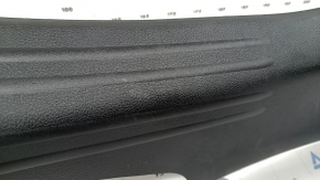 Rear left door sill plate for Jeep Compass 17-26, black, scratches