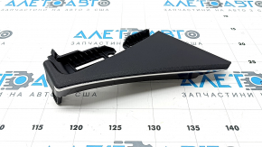 Upper left front panel trim for Kia Niro 23-26, black with glossy black and chrome