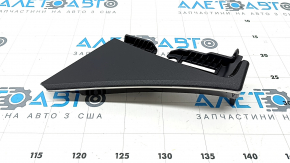 Upper right front panel trim for Kia Niro 23-26, black with gloss black and chrome