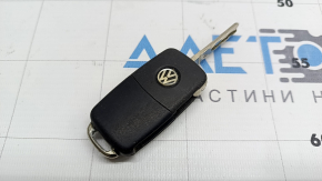 VW Tiguan 12-16 key, 4 buttons, folding, scratched