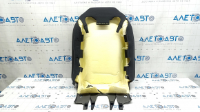 Kia Niro 23-26 passenger seat back upholstery, black, combined leather and fabric, heated