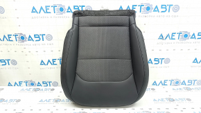 Kia Niro 23-26 passenger seat upholstery, black, combined leather and fabric, heated