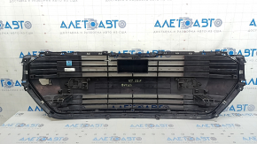 Lower front bumper grille assembly Kia Niro 23-26 HEV, PHEV structure, without parking sensors, for radar, without plug, breaks, cracks, non-factory holes